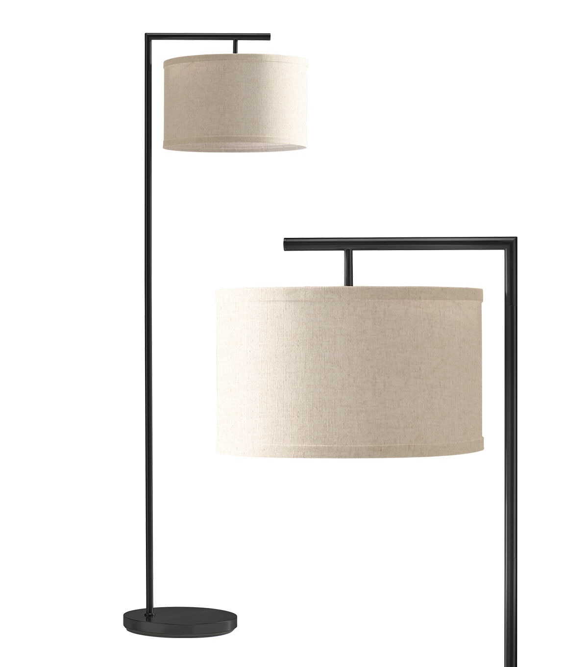 Brightech Montage Modern LED Floor Lamp - Black
