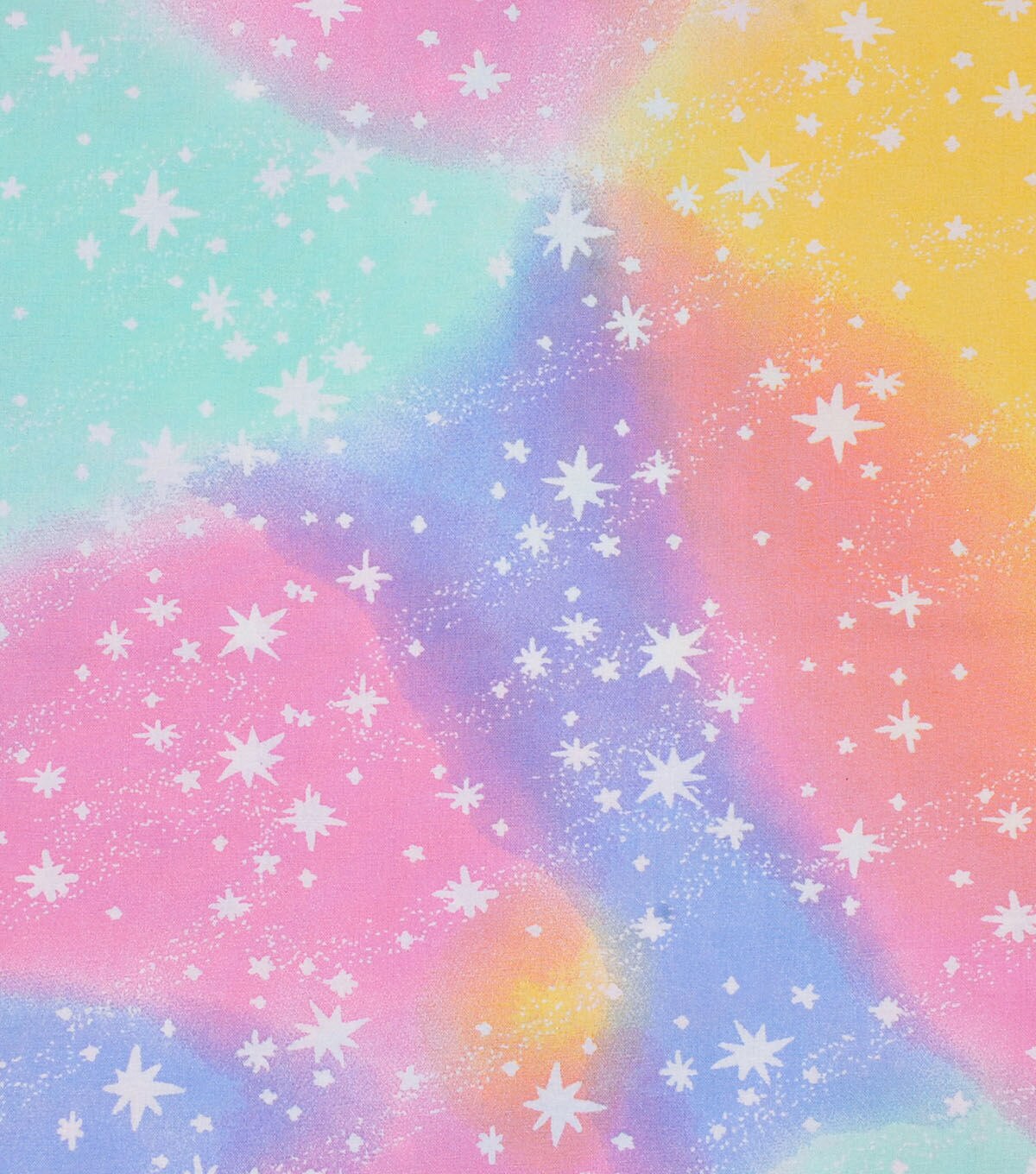 Pastel Tie Dye Novelty Cotton Fabric