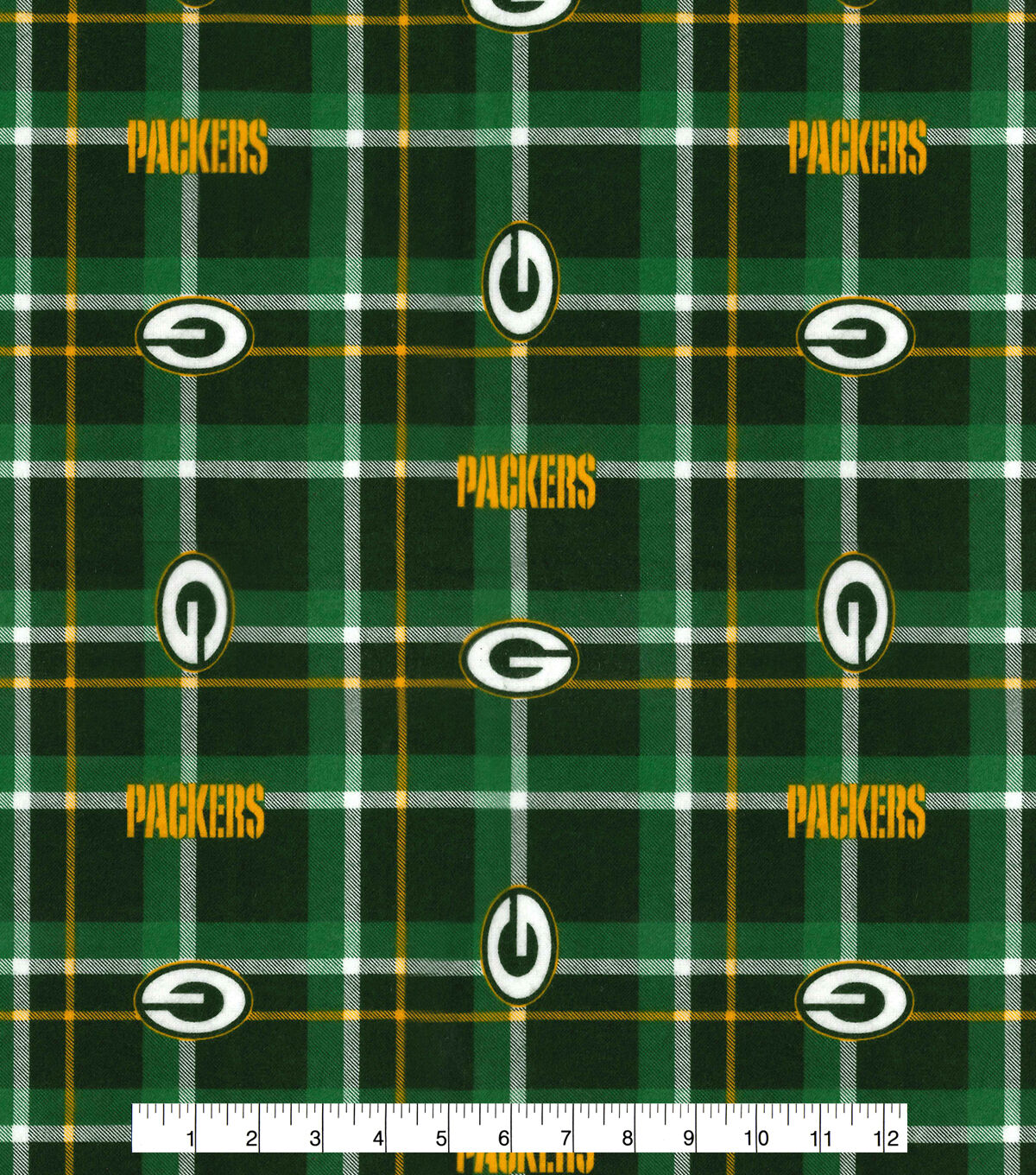 Fabric Traditions Green Bay Packers Flannel Fabric 42