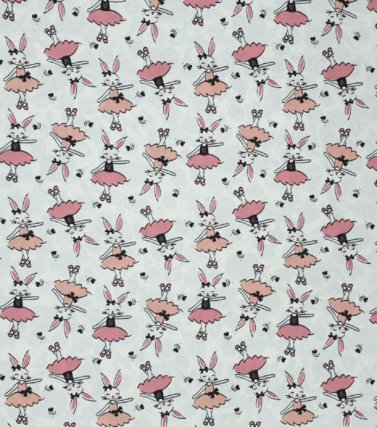Ballerina Bunny Super Snuggle Flannel Fabric