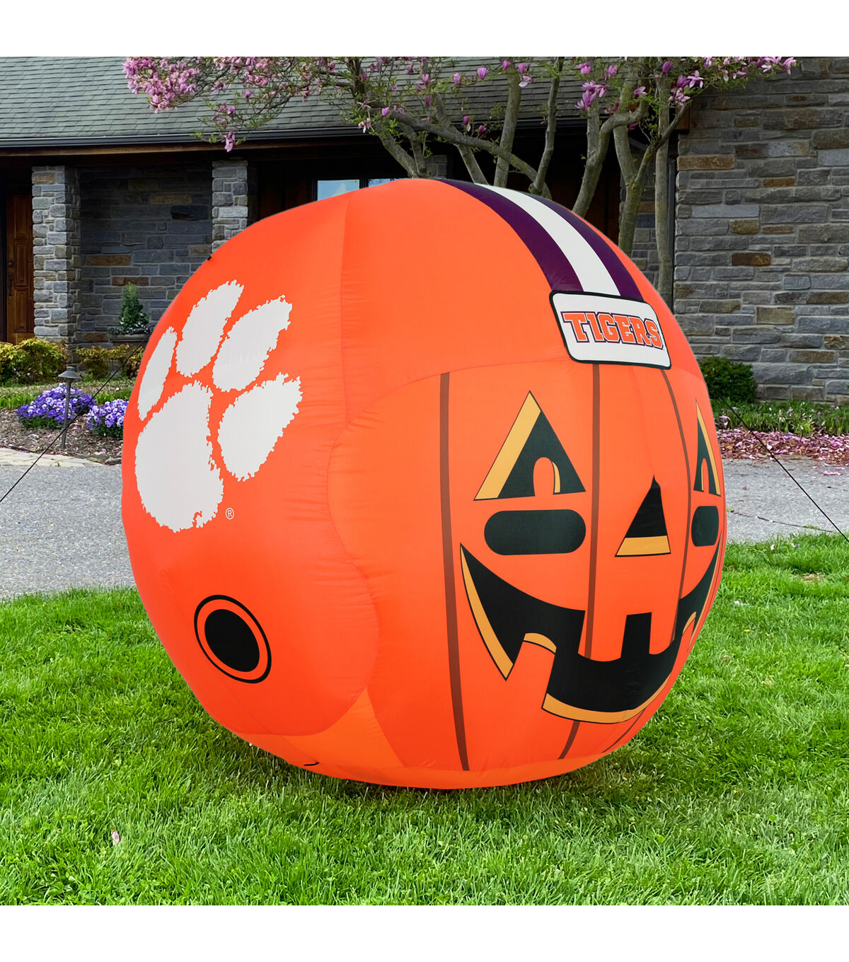 Sporticulture 4' Clemson Tigers Inflatable Jackolantern Helmet