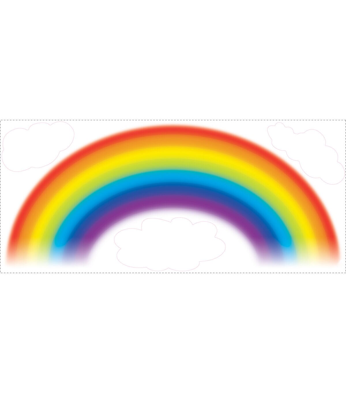 RoomMates Wall Decals Over the Rainbow