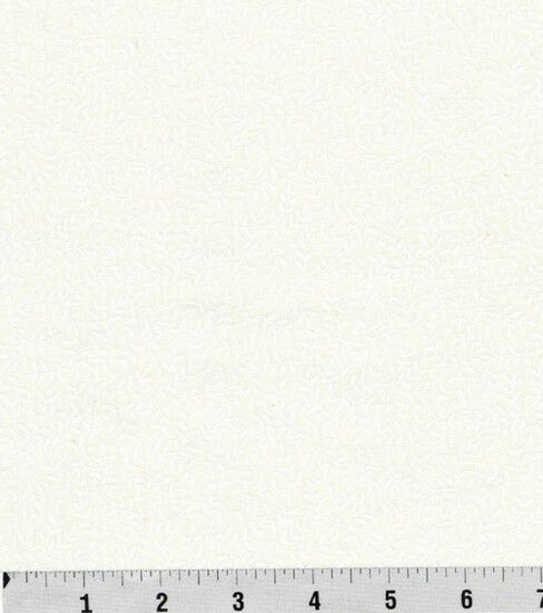 Fabric Traditions Branch White Quilt Cotton Fabric by Keepsake Calico