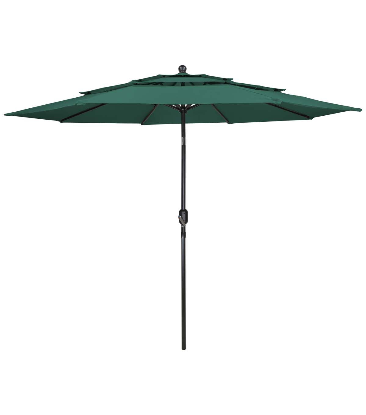 Northlight 10' Summer Patio Market Umbrella With Hand Crank & Tilt