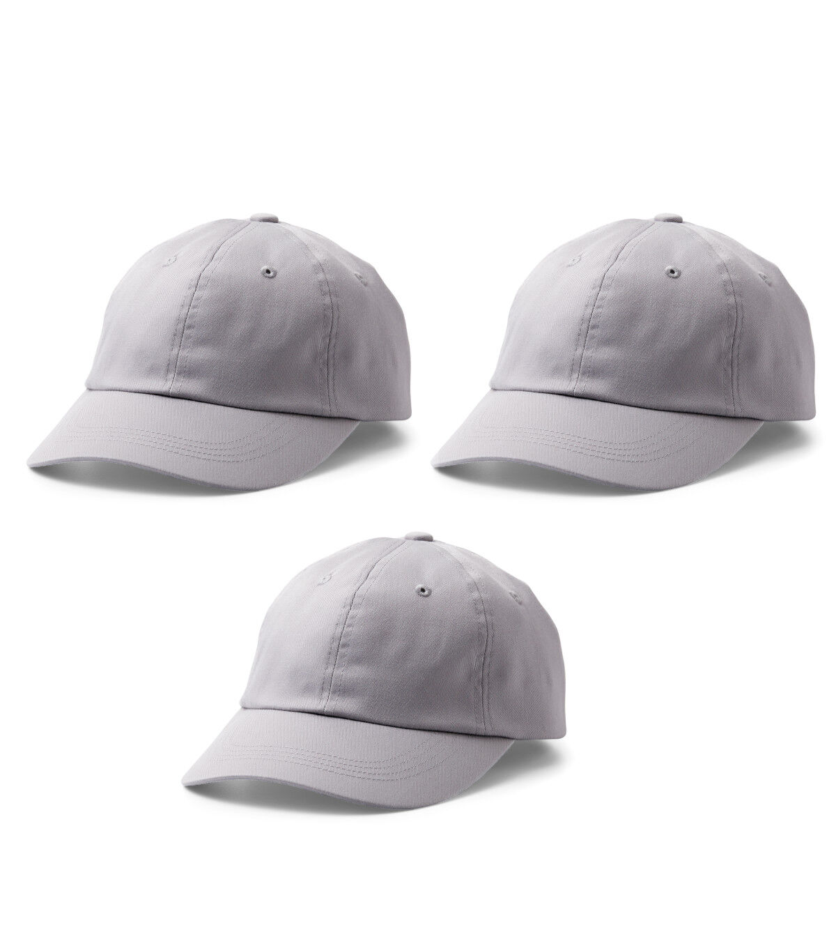 Cricut 3pk Gray Ball Cap Hat Blanks