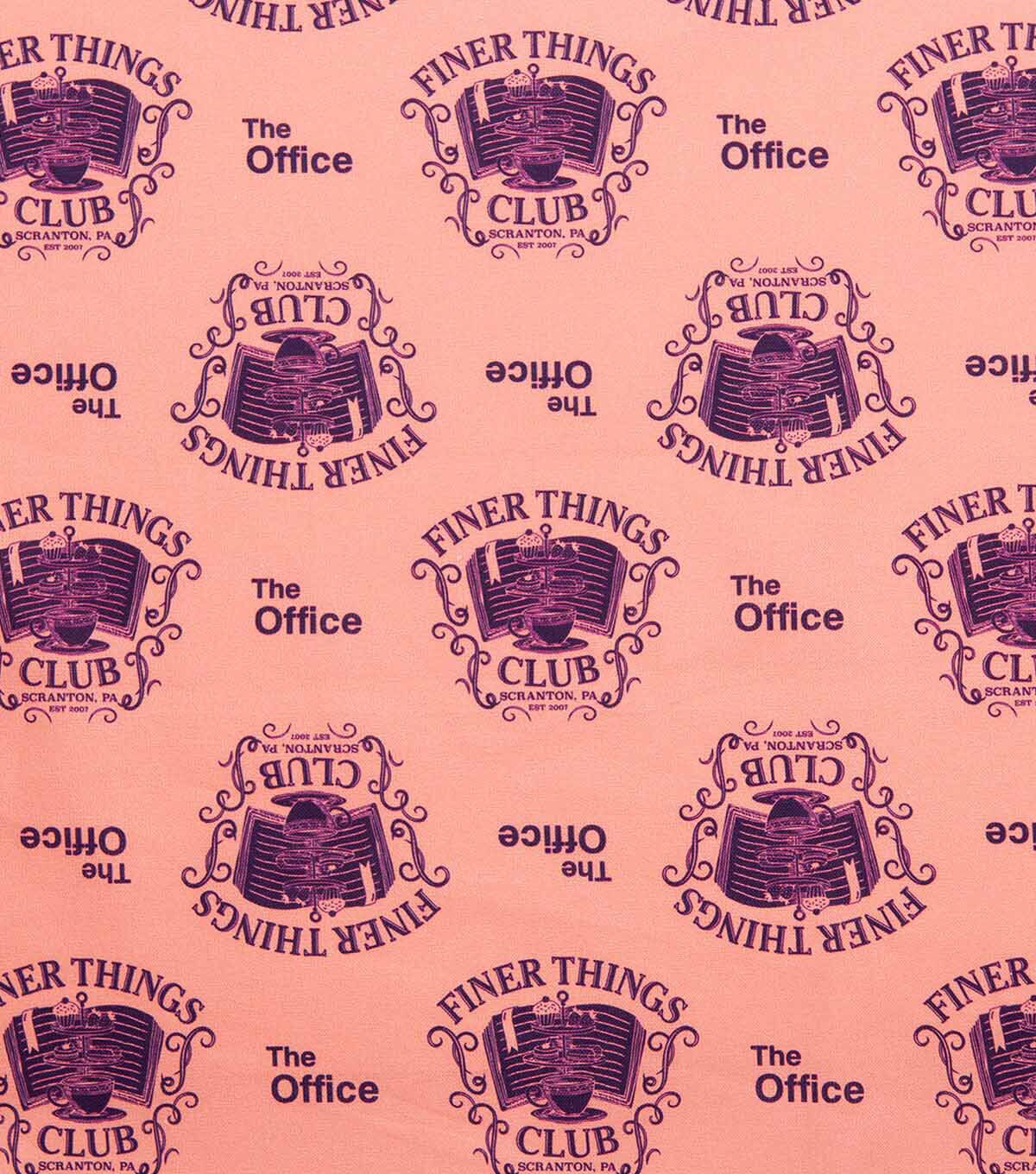The Office Finer Things Club Cotton Fabric