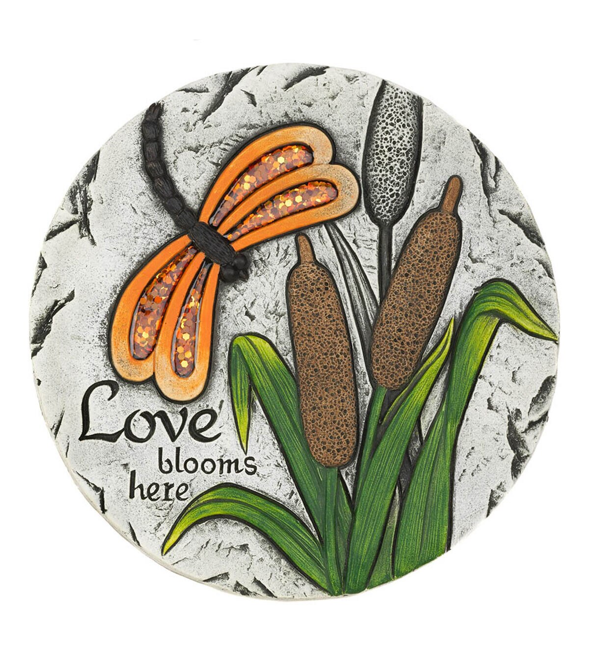 Zingz & Thingz Love Blooms Here Stepping Stone