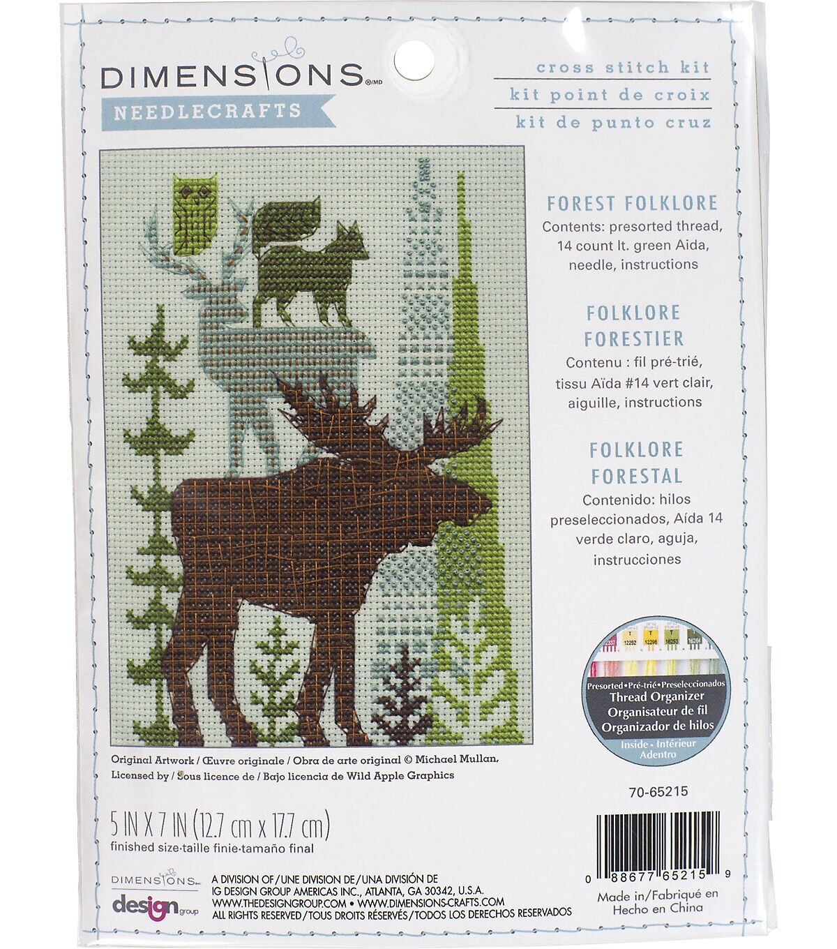Dimensions Forest Folklore Cross Stitch Kit 5
