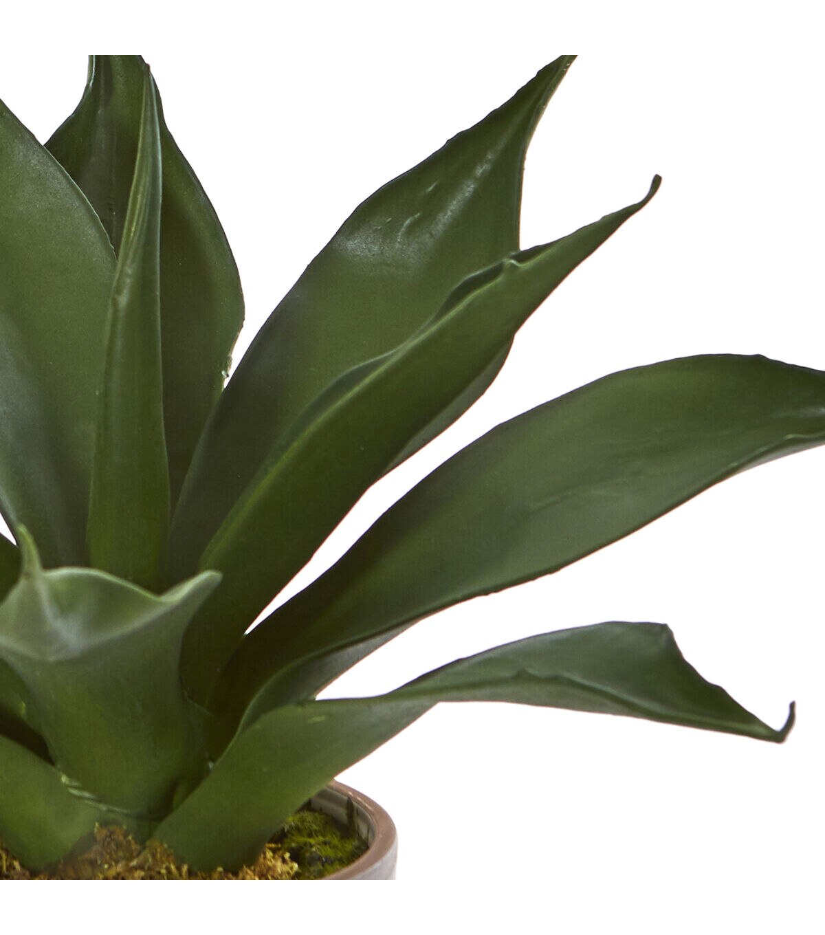 Nearly Natural 14in. Agave Succulent in Decorative Planter